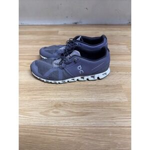 On Cloud  Shoes Womens 8.5 Purplish Gray Shark Pebble Cloud Speed Laces Casual